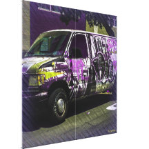 Van A roid  - SanFrancisco Graffiti truck Canvas Print