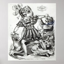 Van Amburgh the Brute Tamer, 1838 Posters