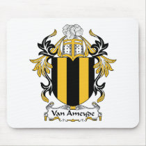Van Ameyde Family Crest Mousepad
