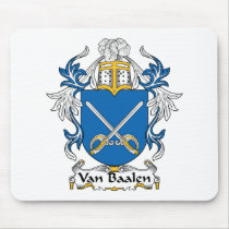 Van Baalen Family Crest Mousepad