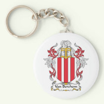 Van Berchem Family Crest Keychain