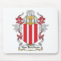 Van Berchem Family Crest Mousepad