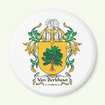 Van Berkhout Family Crest Magnet