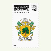 Van Berkhout Family Crest Stamps