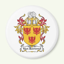 Van Bommel Family Crest Magnet