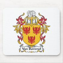 Van Bommel Family Crest Mousepad