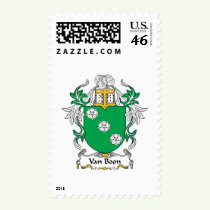Van Boon Family Crest Stamps