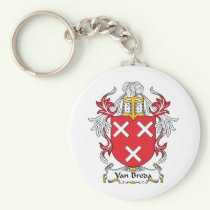 Van Breda Family Crest Keychain