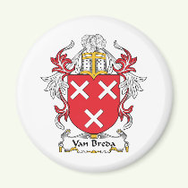 Van Breda Family Crest Magnet