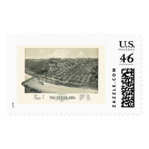 Van Buren, AR Panoramic Map - 1888 Postage