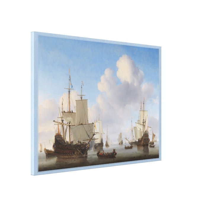 Van de Velde Ships in a Calm CC0361 XL Canvas