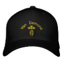 Van Demonz Gold Edition Embroidered Hat embroidered hats by vandemonz Van Demonz Gold Edition Embroidered Hat embroidered hats