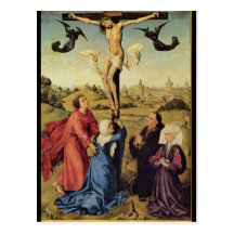 van der Weyden Jesus on the Cross Postcard