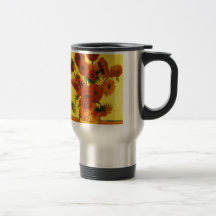 Van Gogh 15 Sunflowers Coffee Mugs