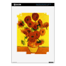 Van Gogh 15 Sunflowers Skin For iPad 3