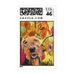 Van Gogh Airedale Postage
