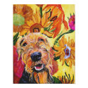 Van Gogh Airedale Poster posters by Miss_Barbara Van Gogh Airedale Poster posters