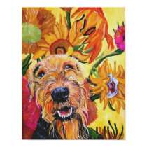 Van Gogh Airedale Poster posters by Miss_Barbara Van Gogh Airedale Poster posters
