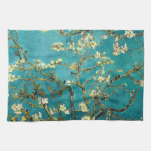 Van Gogh Almond Blossoms Tree Towels
