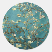 Van Gogh Almond Branches In Bloom Stickers