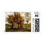 Van Gogh Autumn Landscape Four Trees (F44) Postage Stamps