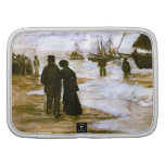 Van Gogh Beach, People Walking and Boats (F982) planners