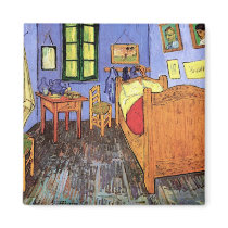 Van Gogh Bedroom In Arles Magnet by ArtLoversCafe Van Gogh Bedroom In Arles Magnet