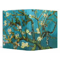 Van Gogh Blossoming Almond Tree Vinyl Binder