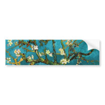 Van Gogh Blossoming Almond Tree (F671) Fine Art Bumper Sticker