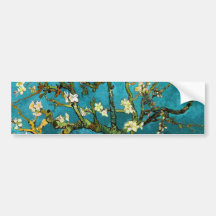 Van Gogh Blossoming Almond Tree (F671) Fine Art Bumper Sticker