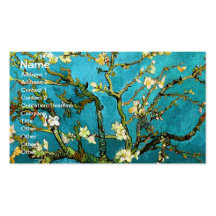 Van Gogh Blossoming Almond Tree (F671) Fine Art Business Card