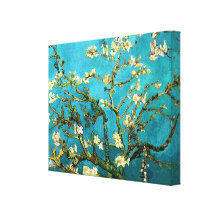 Van Gogh Blossoming Almond Tree (F671) Fine Art Stretched Canvas Print