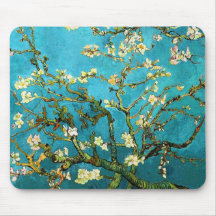 Van Gogh Blossoming Almond Tree (F671) Fine Art Mouse Pads