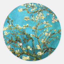 Van Gogh Blossoming Almond Tree (F671) Fine Art Stickers