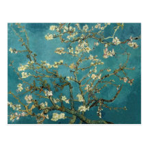 Van Gogh Blossoming Almond Tree Postcard