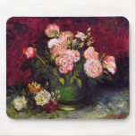 Van Gogh Bowl Peonies & Roses (F249) Fine Art mousepads