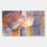 Van Gogh by Toulouse-Lautrec Rectangle Sticker