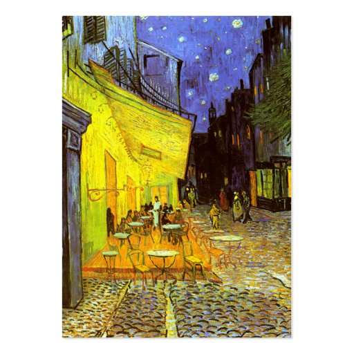 Van Gogh: Cafe Terrace at Night Business Card Template