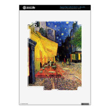 Van Gogh Cafe Terrace At Night Decal For iPad 3