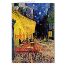 Van Gogh Cafe Terrace At Night Greeting Card