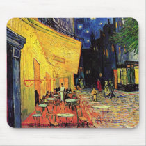 Van Gogh; Cafe Terrace at Night Mousepads
