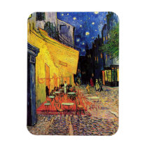 Van Gogh; Cafe Terrace at Night Rectangular Magnets