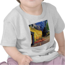 Van Gogh; Cafe Terrace at Night Tee Shirts