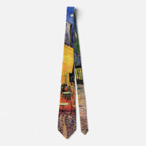 Van Gogh; Cafe Terrace at Night Necktie