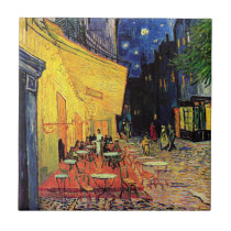 Van Gogh; Cafe Terrace at Night Ceramic Tile