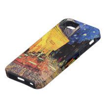 Van Gogh; Cafe Terrace at Night, Vintage Fine Art iPhone 5 Cases