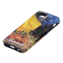 Van Gogh; Cafe Terrace at Night, Vintage Fine Art iPhone 5 Cases
