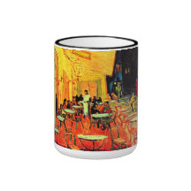 Van Gogh Cafe Terrace (F467) Vintage Fine Art Coffee Mugs