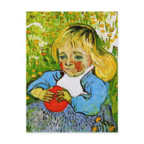 Van Gogh Child with Orange Postcard
