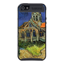 Van Gogh Church at Auvers, Vintage Impressionism Cover For iPhone 5